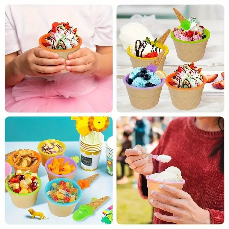 Ice Cream Bowl & Spoon Set 5