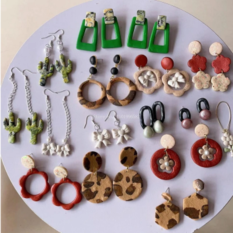 Oven Bake Clay Jewelry Polymer Clay Earrings Diy Polymer Clay 10