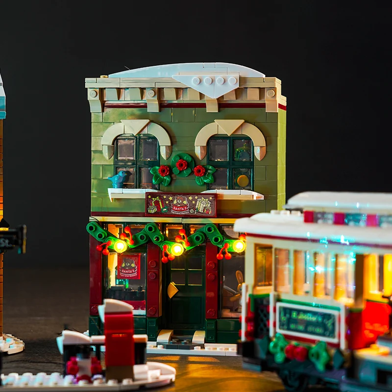 Lazishi LED Lamp 10308 Set is suitable for Holiday Main Street building blocks (only including lighting accessories)