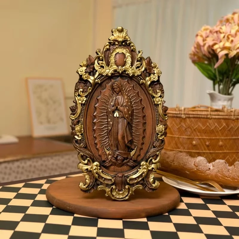Wooden Virgin Mary Statue 1