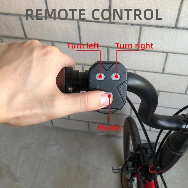 안전한 자전거 주행을 위한 TWTOPSE 자전거 원격 제어 테일 라이트