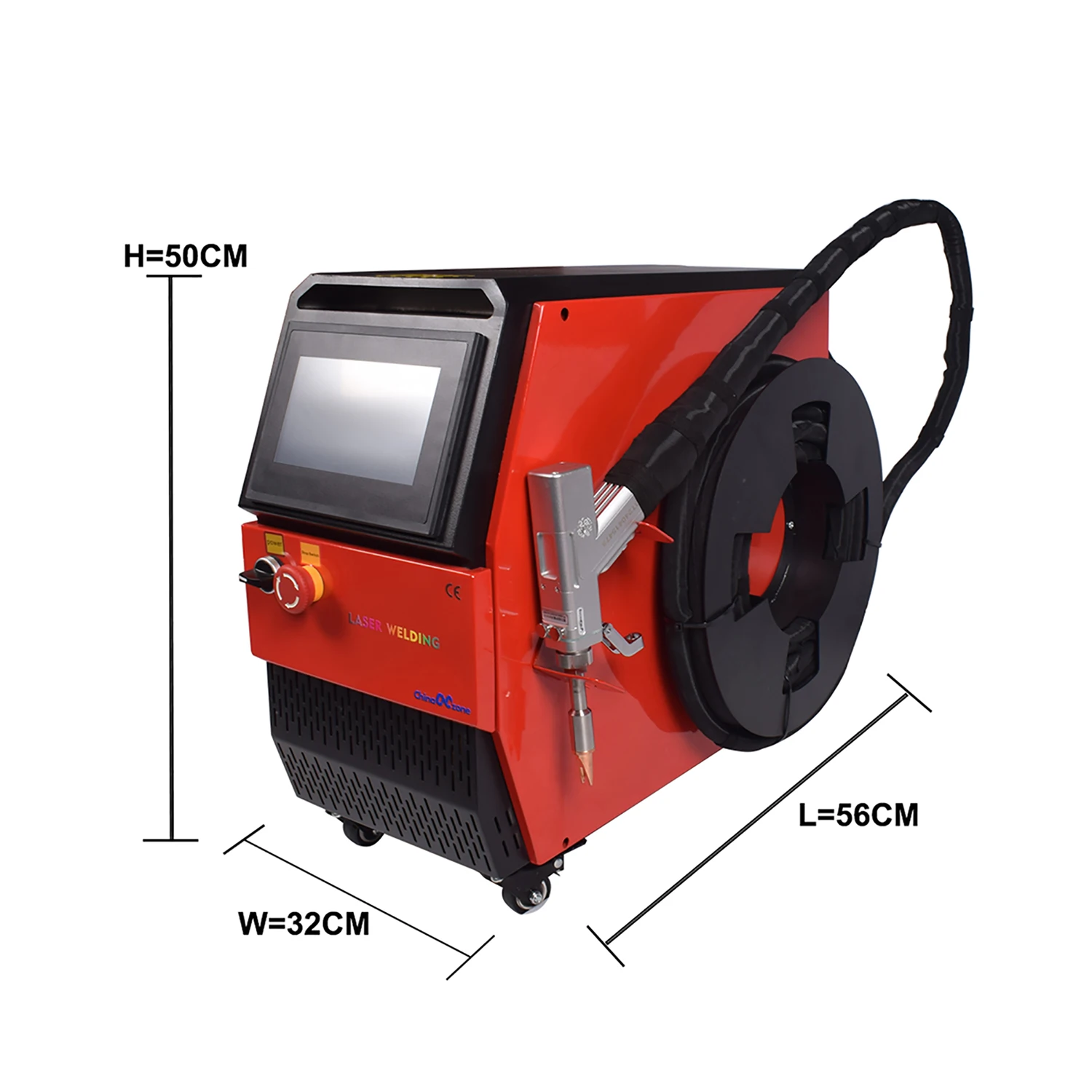 1200W Air Cooling Laser Welder 4 in 1 Strong Cutting Welding Cleaning Fiber Laser Welding Machine for Metal Air Cooled Laser 5