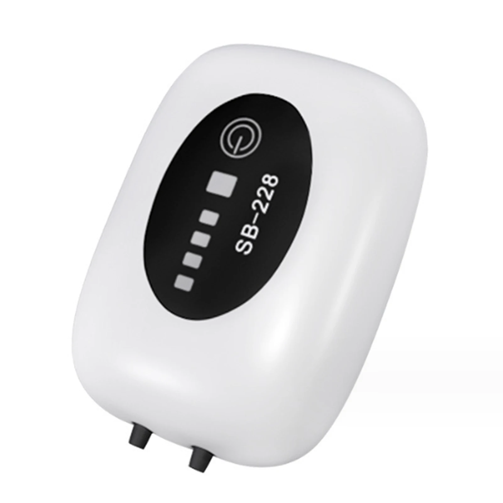 USB Rechargeable Quiet Aquarium Oxygen Pump with Automatic Start-up for Indoor and Outdoor Use