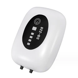 USB Rechargeable Quiet Aquarium Oxygen Pump with Automatic Start - up for Indoor and Outdoor Use (4800mAh)