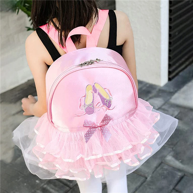Children Ballet Bag for Girl Ballerina Dance Bag for Kids Pink Dancing Backpack Girls Ballet Dance Bags Baby School Backpack Best Sellers In Babies & Kids