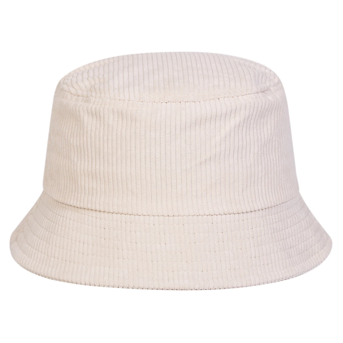 Unisex Einfarbiger Cord-Fischerhut Persönlicher Bucket Hat Outdoor Freizeitmütze Sonnenschutzhut – Detail 6
