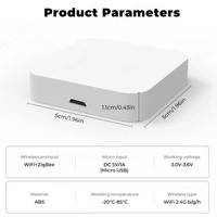 Tuya Smart Life APP Zigbee 3.0 Gateway Hub Smart Home Automation Device Remote Control Wireless Bridge Works with Alexa Google - Image 5