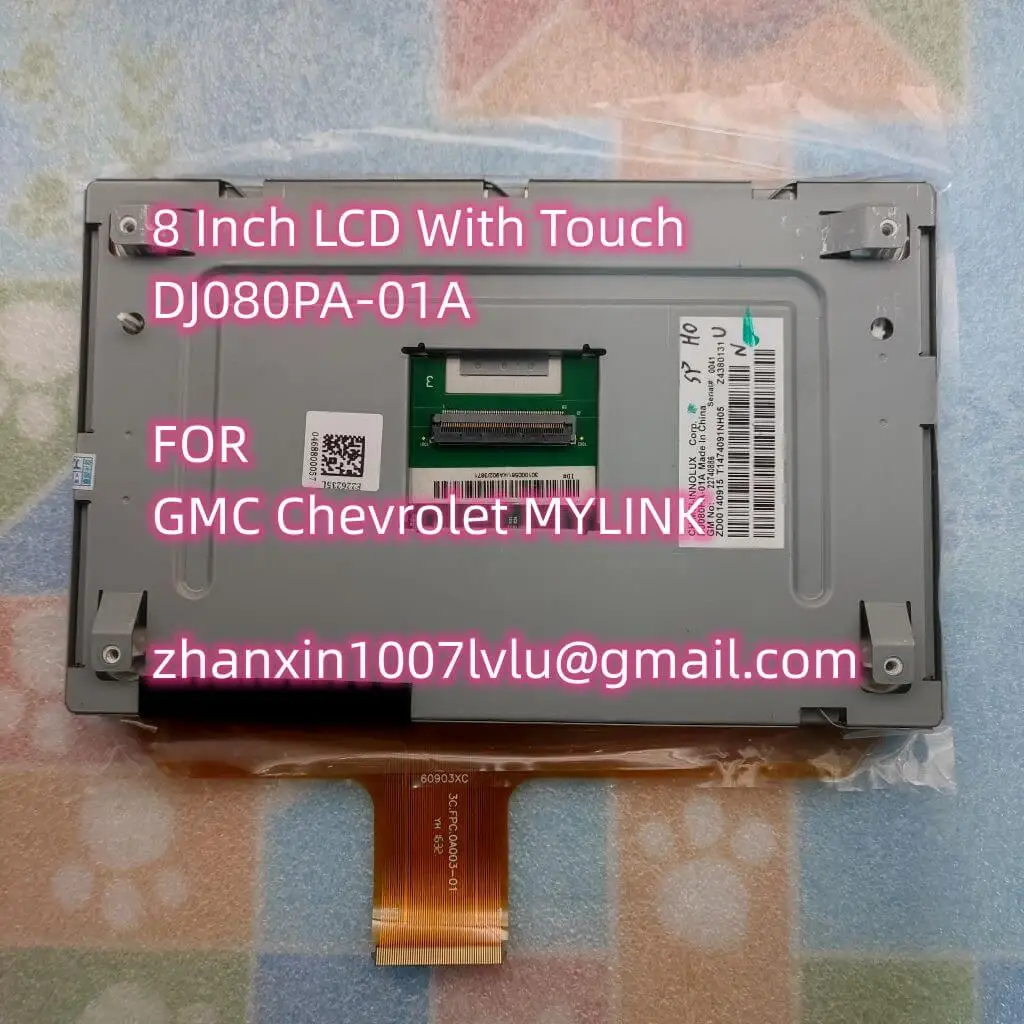 

8 Inch LCD Display With Touch Replacement DJ080PA-01A For Chevrolet GMC MYLINK Car CD Audio Multimedia Player Navigation Raido