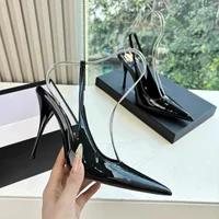 Sandales à talons aiguilles pointues pour femmes, européennes et américaines, à la mode et Sexy, pour fête de mariage, nouvelle collection printemps/été 6