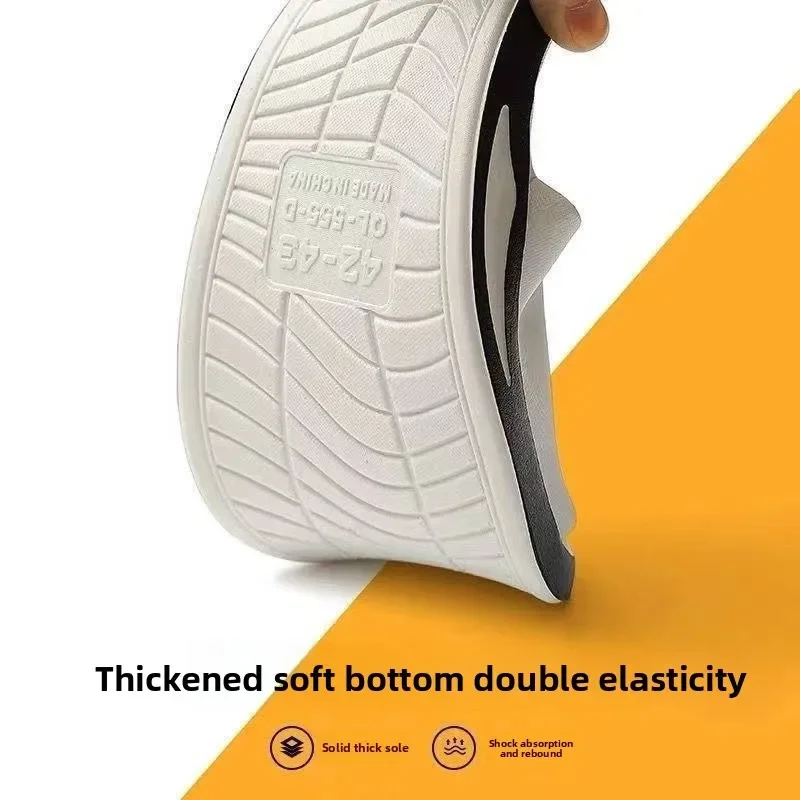 40-41-42-43-44-45 Size New Durable Soft Men's Slippers Summer Home Casual Sandals Indoor & Outdoor Non-slip Thick of Slippers