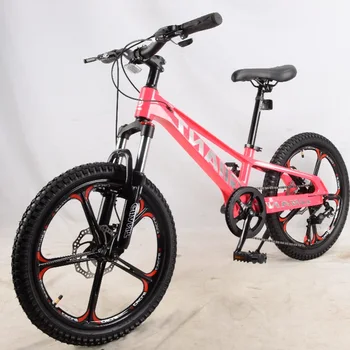 마그네슘 산악 자전거 기어 디스크 브레이크 핑크, 레이디 시티 바이크용, 20 인치 MTB, 7 단 속도, 2021 신제품