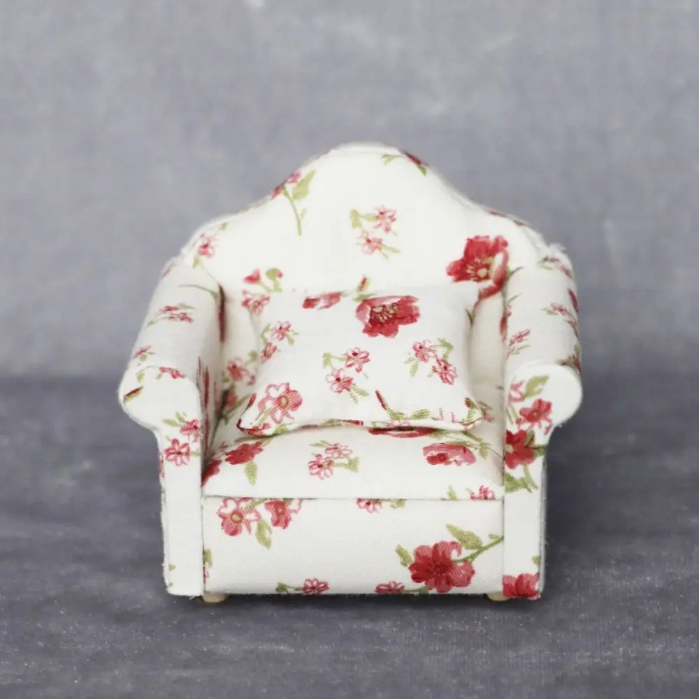 Mini 1:12 Dolls Sofa Pillows Set 8*6.5*7.5cm Cute Simulation Dollhouse Furniture Multistyles Miniature House Accessories