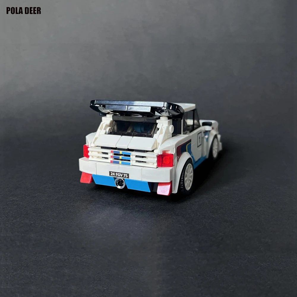 Poladeer 460 Stück 205 Turbo16 – ​ ​ Champion-Serie, kreatives Design, DIY zusammengebautes Rennwagen-Modell, Jungenspielzeug, Geburtstag, Urlaubsgeschenk – Detail 3