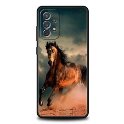 Luxury Horse Design Silicone Phone Case - Elegant Protective Cover - Samsung A41 (A4)