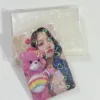MINKYS Glittery Love Heart Laser 50pcs Kpop Toploader Card Photocard Sleeves Idol Photo Cards Protective Storage Bag 4