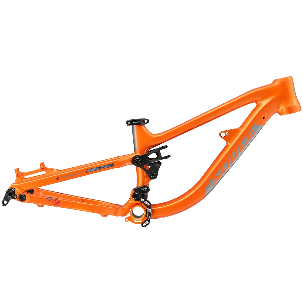 Alumínio Liga 6069 Quadro de Suspensão Completa Bicicleta com DNM Choque Traseiro Para Criança AM DH MTB Soft Tail Bikes