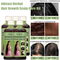 100ml Hair Growth Oil India Adivasi Herbal Hair Care Rosemary Repair Damaged Hydrate Moisturize Scalp Reduce Dandruff 1