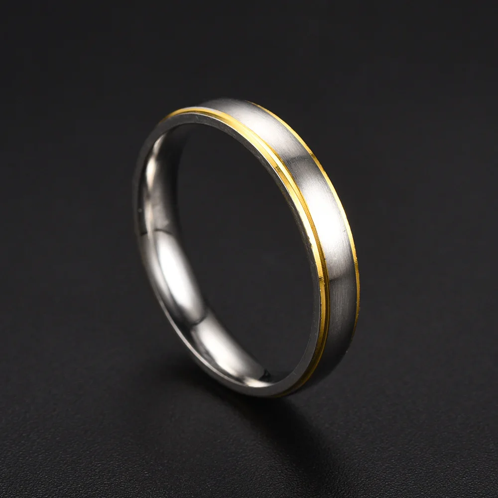 Titanium Steel Zircon Couple Ring For Women Men Jewelry Accessories wedding rings jewelry rings ring jewelry couple rings Size5-13