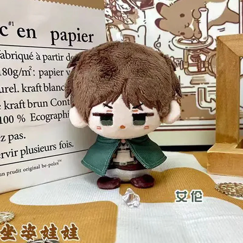 タイタンぬいぐるみキーホルダー,レヴィ,ミカサ,エレン・ハンゲ,アニメ