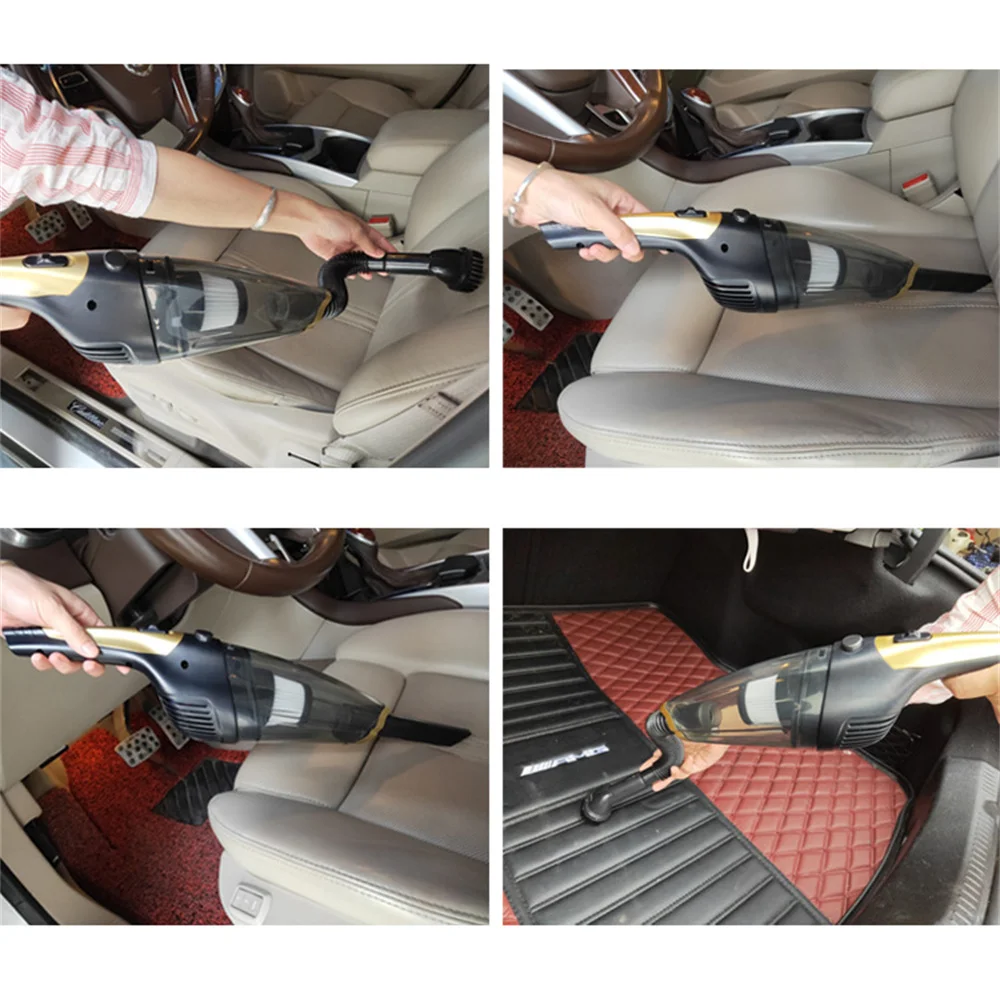120W Wireless Car Vacuum Cleaner Rechargeable Wet and Dry Car Home Dual-use Hand-held