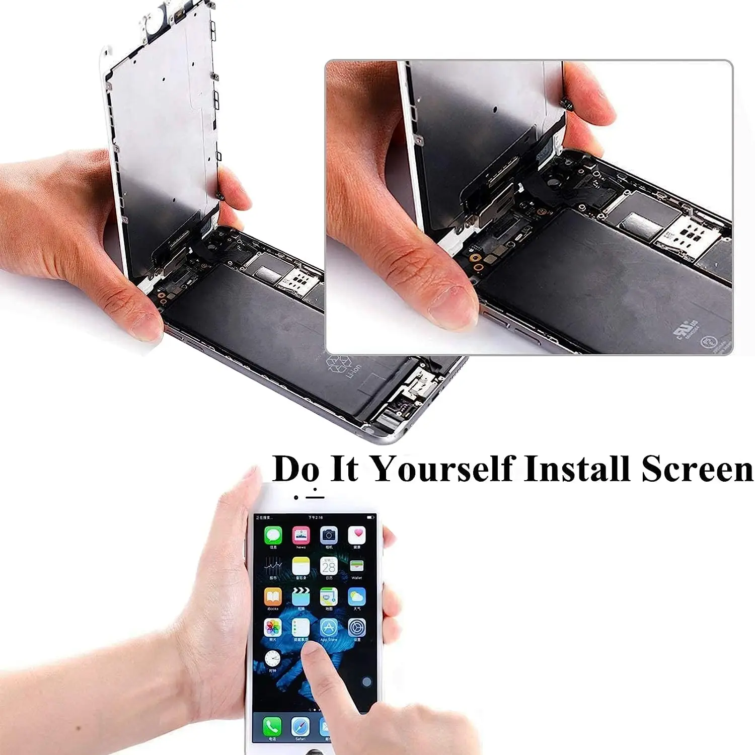 6S 7 8 ÷ LCD ũ ÷̿ 3D ġ Ÿ , AAA 100% ׽Ʈ,  6 6SP 7 8 LCD ÷, ǰ