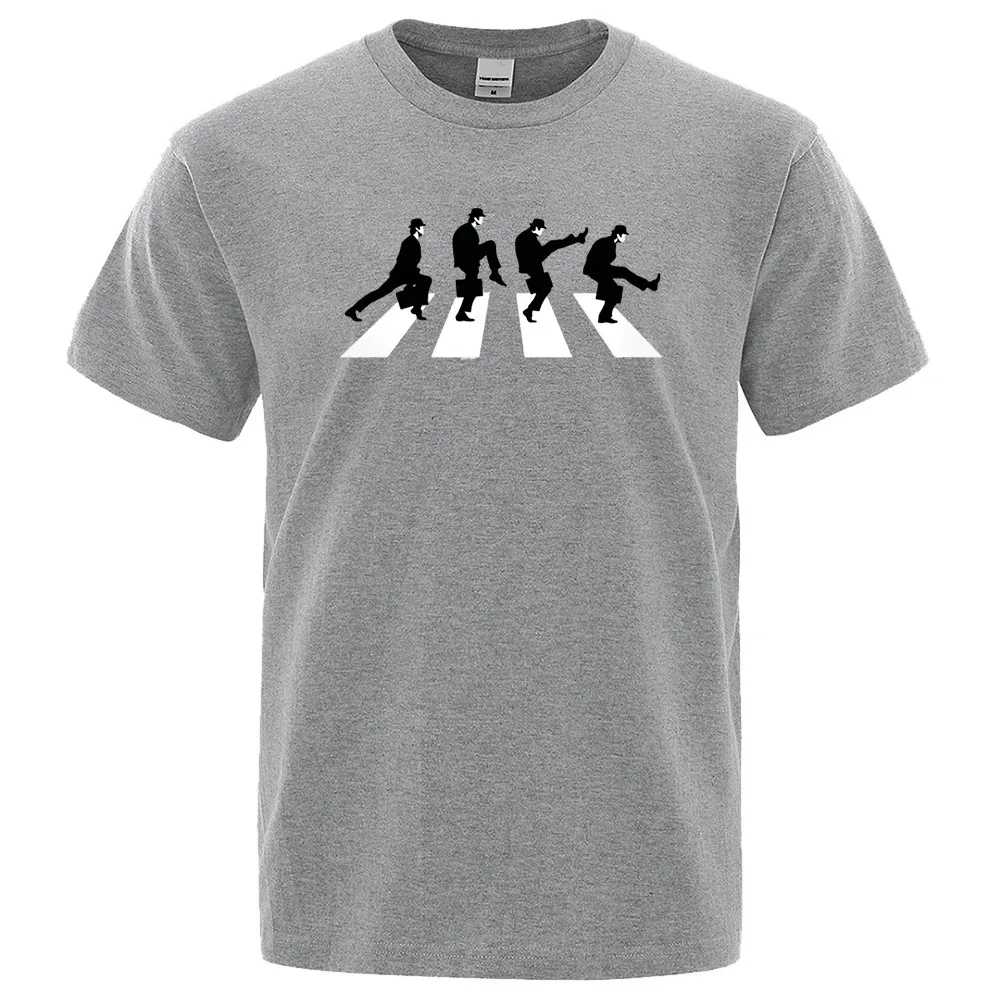 

Men T-Shirt Monty Python The Ministry of Silly Walks T Shirt Fashion Funny Short Sleeved Cotton Oversized Tshirt Personality Tee