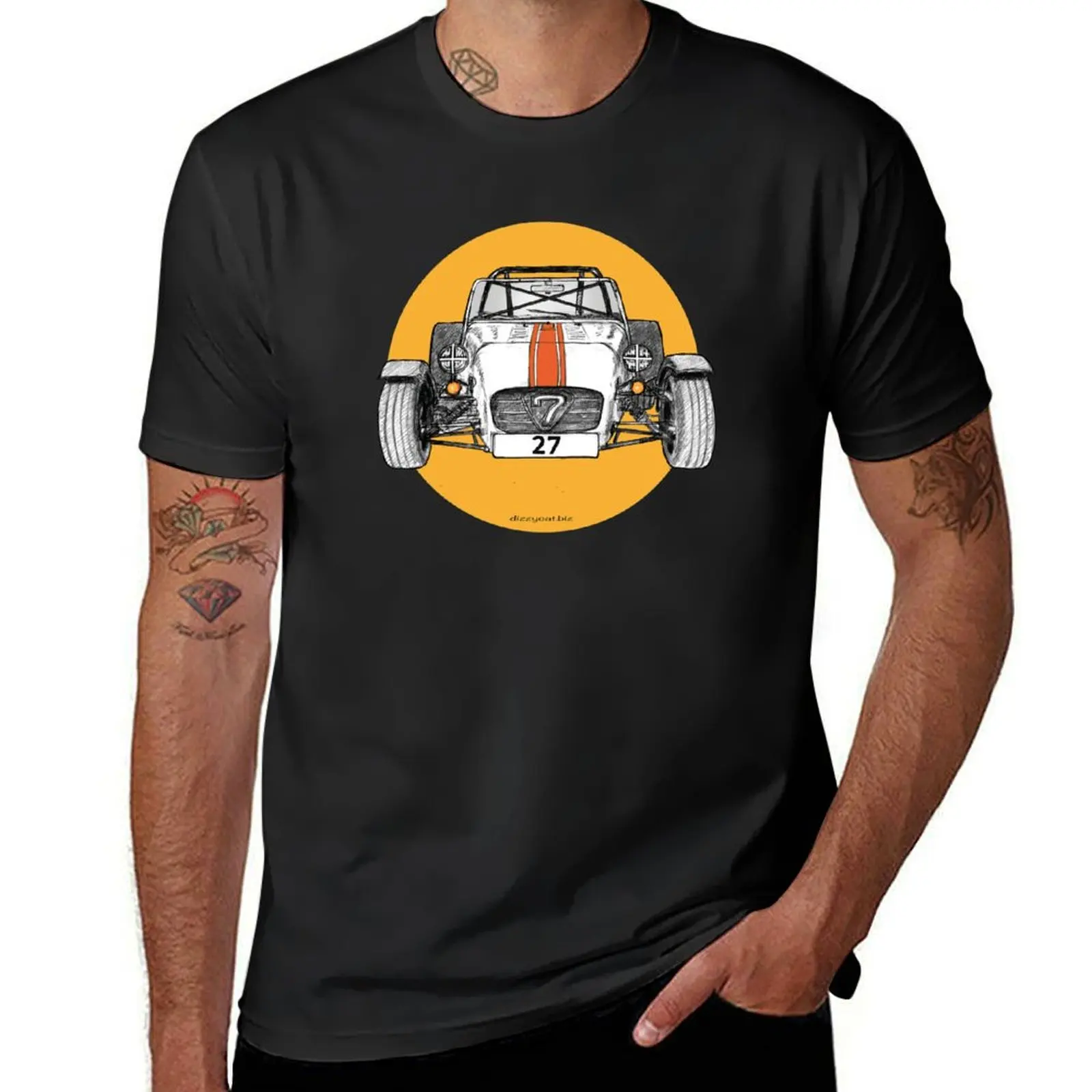 

Caterham racing car - front view on circle T-Shirt Blouse oversized animal prinfor boys boys animal print t shirt men