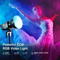 Sutefoto P160 RGB Bi-Color LED Video Light CRI96 TLCI 97 2800K-10000K CCT Adjustable with White/RGB Mode Continuous Lighting 2