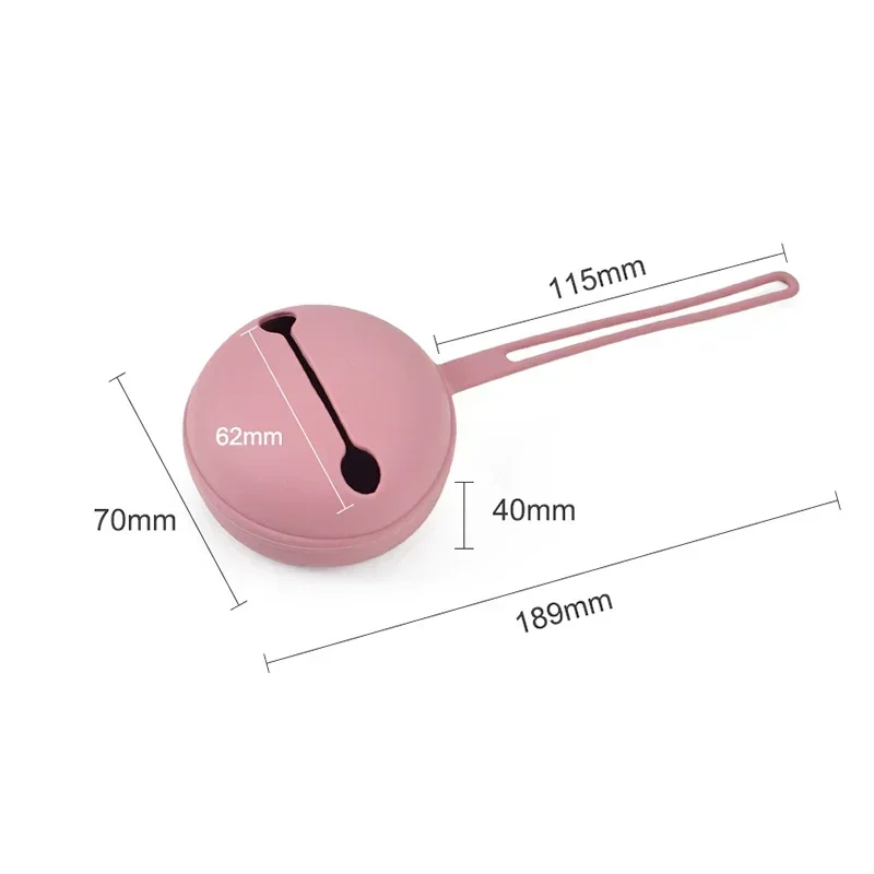 New Design Baby Silicone Nipple Holder Container Box Keep Pacifier Case Pacifiers And Accessories Storage Box Teat Attachment