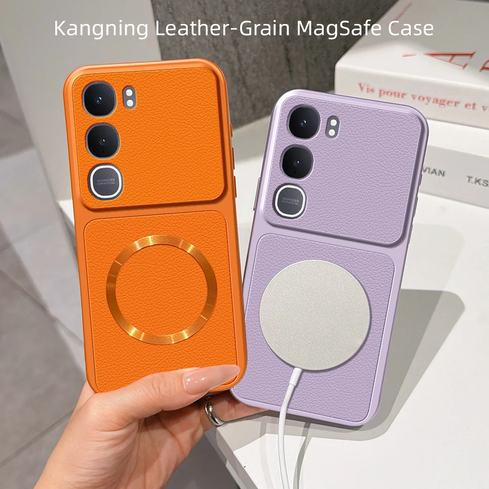 Luxury Leather Matte Magnetic Soft TPU Phone Case