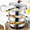 Multifunctional large capacity electric steamer stainless steel multi-layer steamer plug-in household and commercial 3