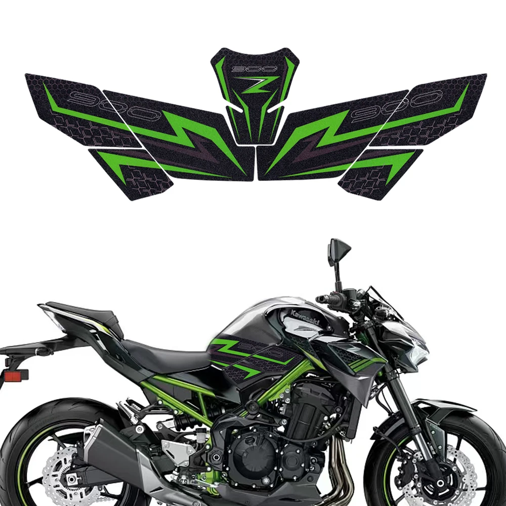 

For Kawasaki Z900 z900 2017-23 3M Motorcycle Anti-slip Tank Pad Sticker Knee Grip Protection Decal Accessories Waterproof