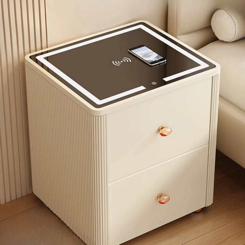 

Safe integrated cabinet home anti-theft bedside table safe smart fingerprint password cabinet