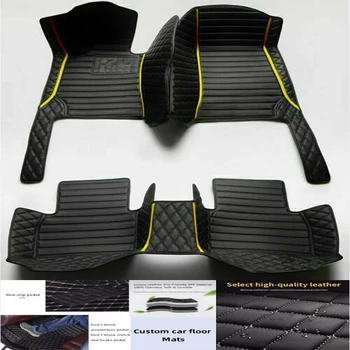 Per Toyota 4Runner 2002-2023 Auto Tappeti PU-pelle Tappetini per auto personalizzati impermeabili Coche Accessorie rivestimenti per pavimenti