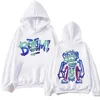 Hot Anime Arcane Jinx Graffiti Hoodie Harajuku Hip Hop Pullover Tops Sweatshirt Fans Gift Graphic Hoodies Unisex Sweatshirts 2