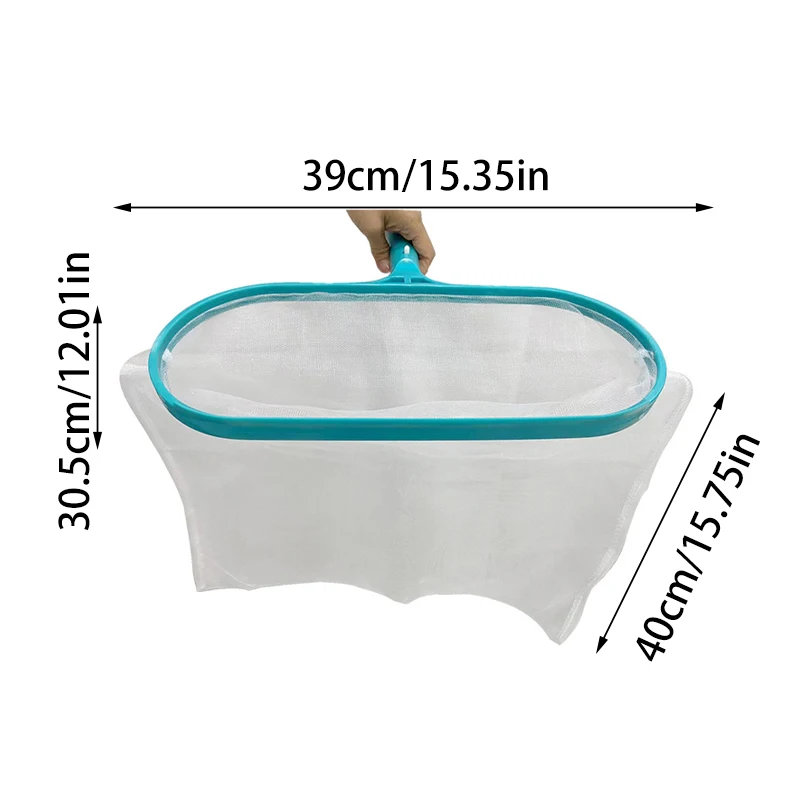 1pc Pool Cleaning Tool Reinforced Frame Pool Deep Net Deep Water Leaf Scoop Net