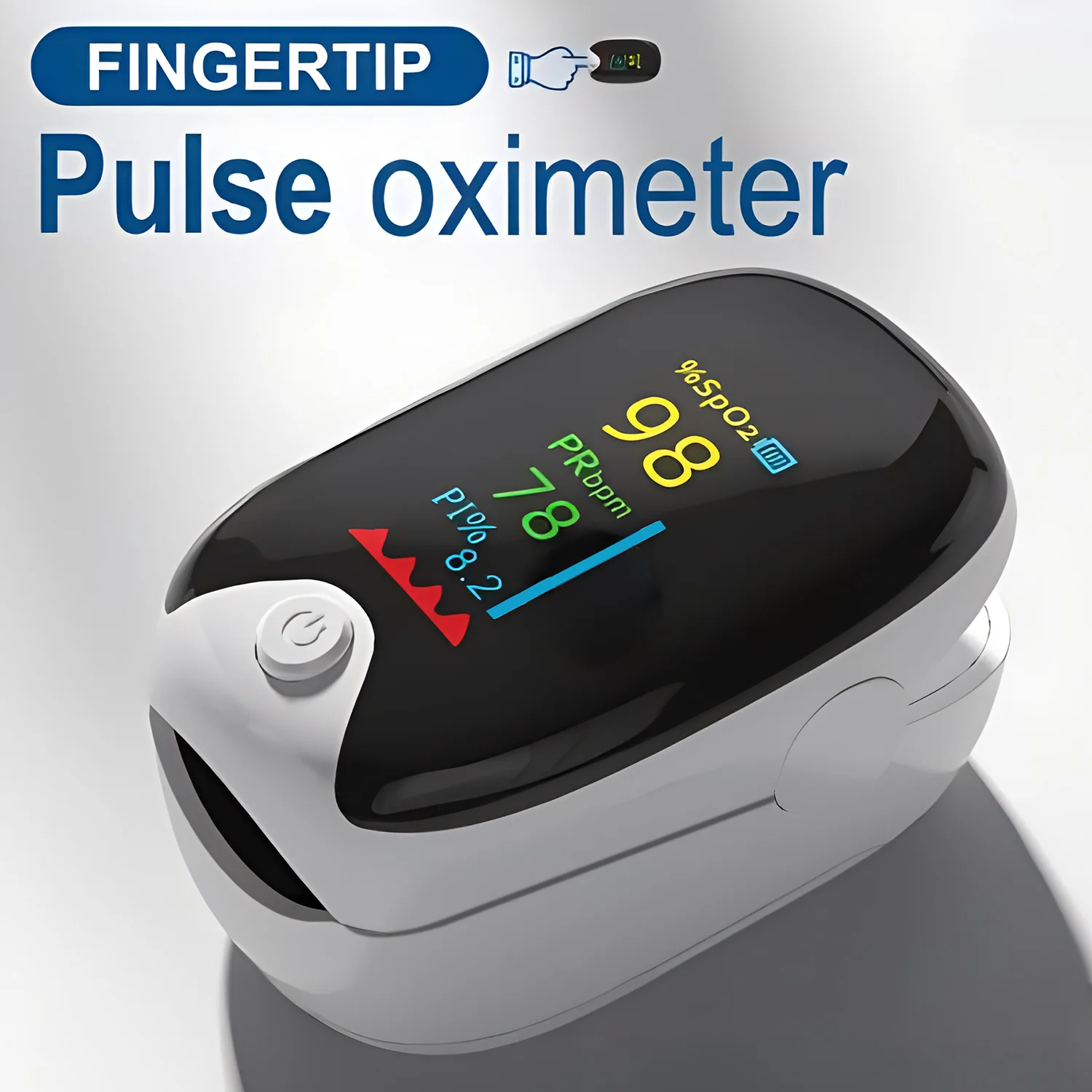 Finger Pulse Oximeter SPO2 Blood Oxygen Saturation Heart Rate Monitor