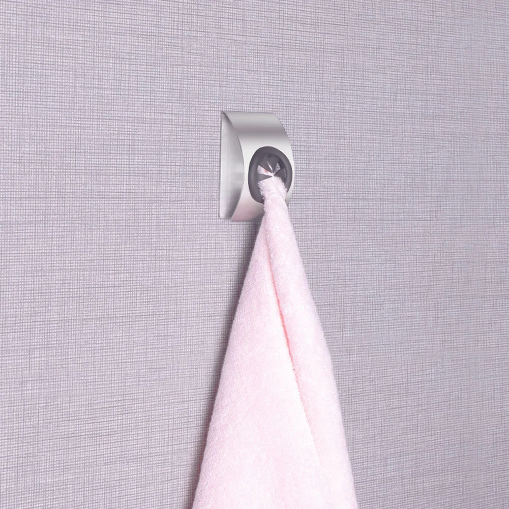 1PC Self Adhesive Towel Hook Holder Grabber Stainless Steel Towel Hook Wall Hangers Rack Holders for Bathroom Kitchen