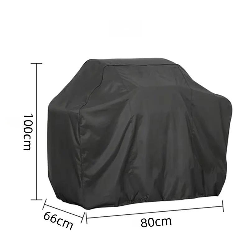 Heavy Duty Waterproof Outdoor BBQ Grill Cover - Dust & Rain Protection, Round Design
