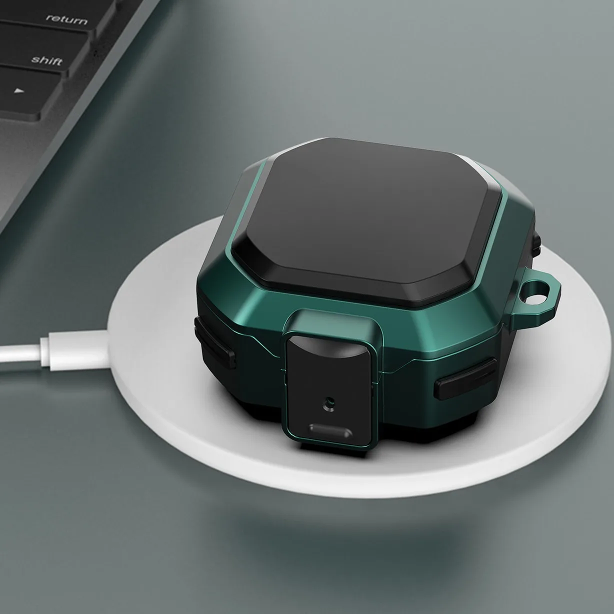 Enhanced Drop-Proof Protective Headphone Case with Switch Buckle