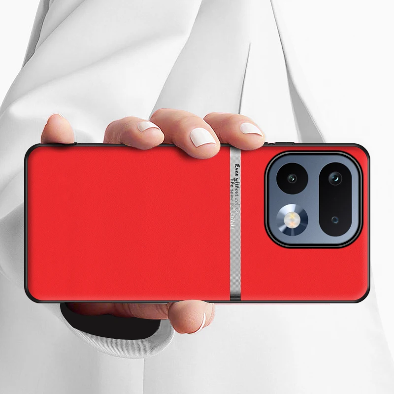 Luxurious Leather Shockproof Bumper Case with Skin-Friendly Feel