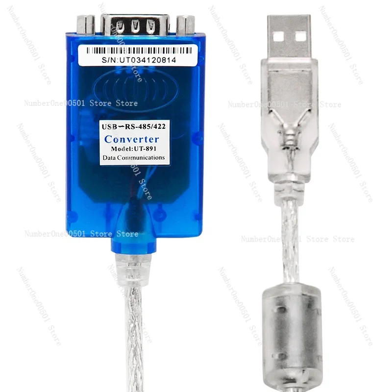 UTEK UT891 USB-RS485 RS422 변환기 산업용 DB9 직렬 어댑터(서지 보호 절연 기능 포함)