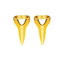 Anneaux de sectionnement capillaire rétro en métal pour femmes, accessoires pour perruques et extensions de cheveux, pour Halloween, cosplay et usage en salon 6