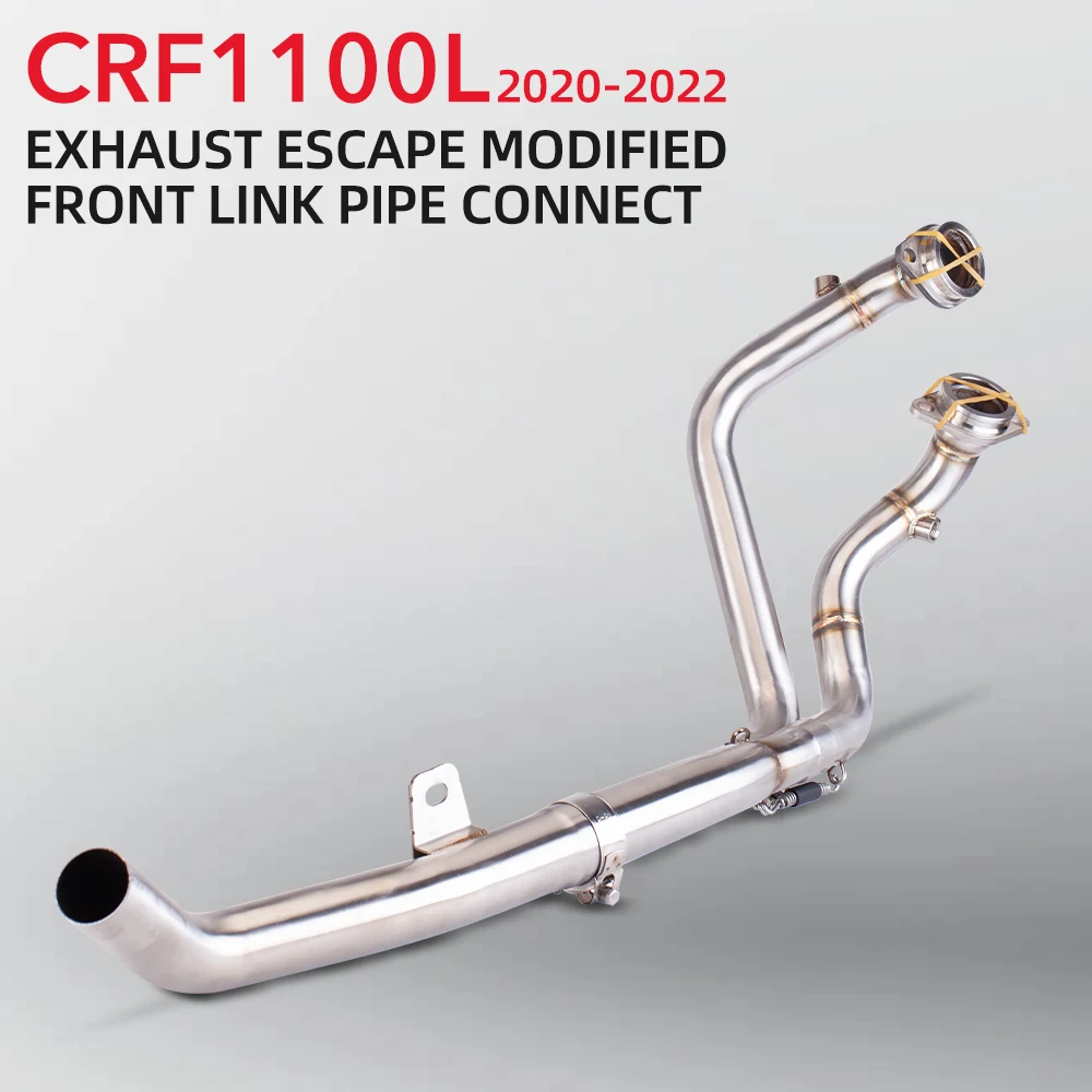 

Slip On For CRF1100L AFRICA TWIN 2020-2022 CRF1100L Motorcycle Exhaust Escape Modified Front Link Pipe Connect 51mm Muffler