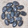 Natural Yooperlite Stone Hot Compress Massage Palm Stone Crystal Health Reiki Healing Fingertip Toy Home Decor Powerful Gift 4
