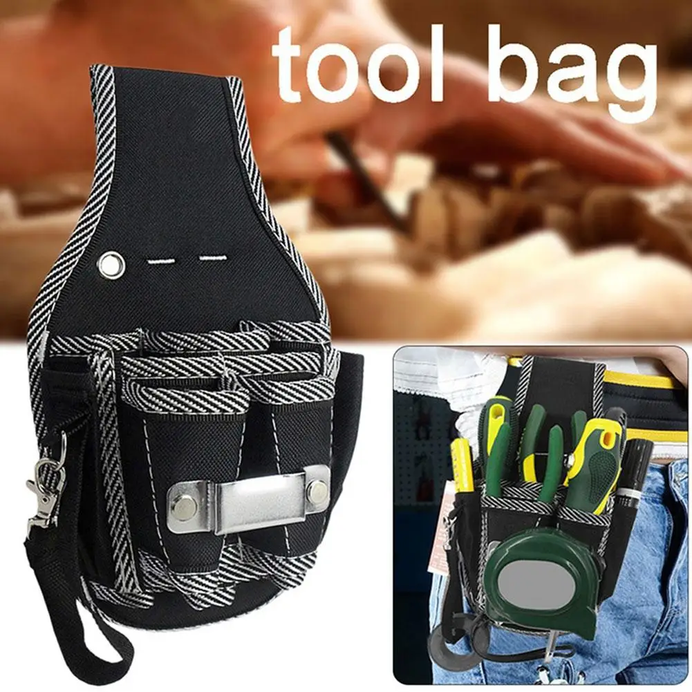 Tool Bag Electrician Repair Waist Multi Pocket Large Capacity 600d Oxford Cloth Outdoor Storage Arrange