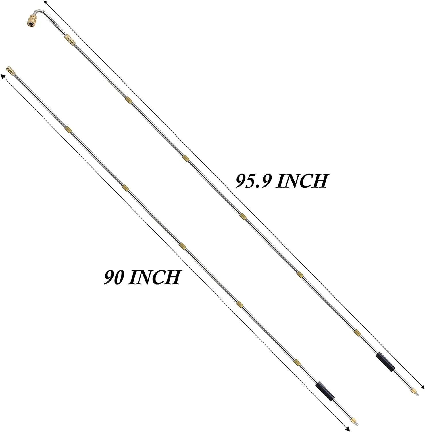 High pressure extension rod spray gun for Kärcher LAVOR Bosch cleaning gun extension rod for roof wall floor house car cleaning 5