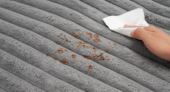 It's easy for you to clean when some dirty