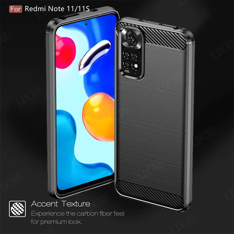 Per Redmi Note 11S Cover Case Per Redmi Note 11S 11 Capas Bumper Soft Tpu Per Cover Xiaomi Redmi Note 10 11 Pro 10S 11S Fundas
