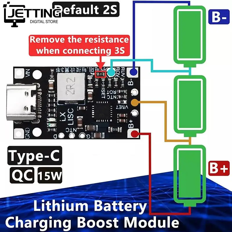 1pcType-C2S3S8.4V12.6VStep-UpBoostChargerBoard18650217003.7VLiPoPolymerLi-IonBatteryChargingModule-AliExpress44